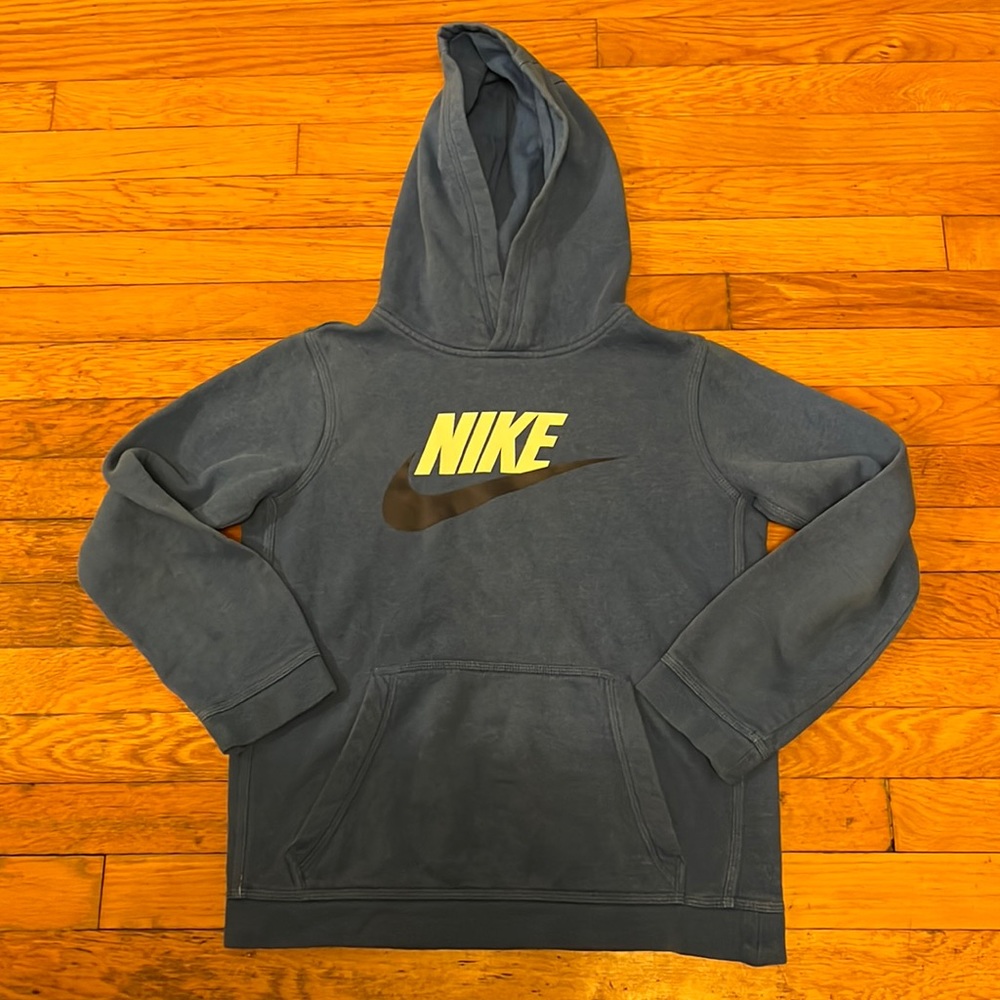 Blue Nike hoodie